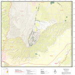 2025 Utah Hunt Map - Book Cliffs Unit (South) Preview 1