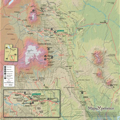 Map the Xperience Capitol Reef National Park - NPS Map - Hike Utah - Bike Utah digital map