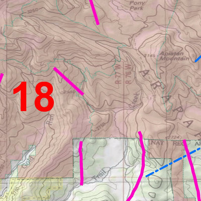 Map the Xperience Colorado GMU 18 - Hunt Colorado digital map