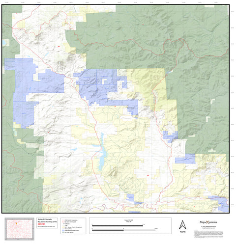 2025 Colorado Hunt Map – GMU 181 Preview 1