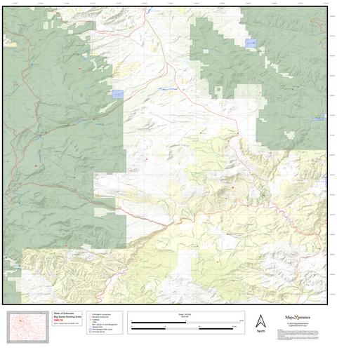 2025 Colorado Hunt Map – GMU 26 Preview 1