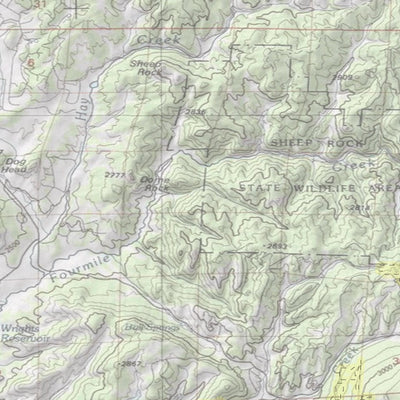 Map the Xperience Colorado GMU 581 - Hunt Colorado digital map