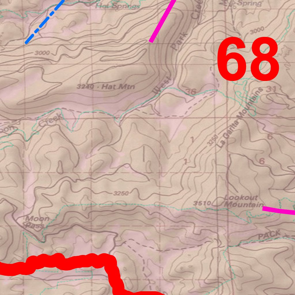 Colorado GMU 68 - Hunt Colorado Map by Map the Xperience | Avenza Maps