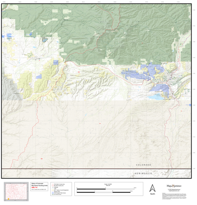 2025 Colorado Hunt Map – GMU 741 Preview 1