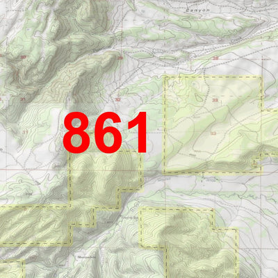 Map the Xperience Colorado GMU 861 - Hunt Colorado digital map