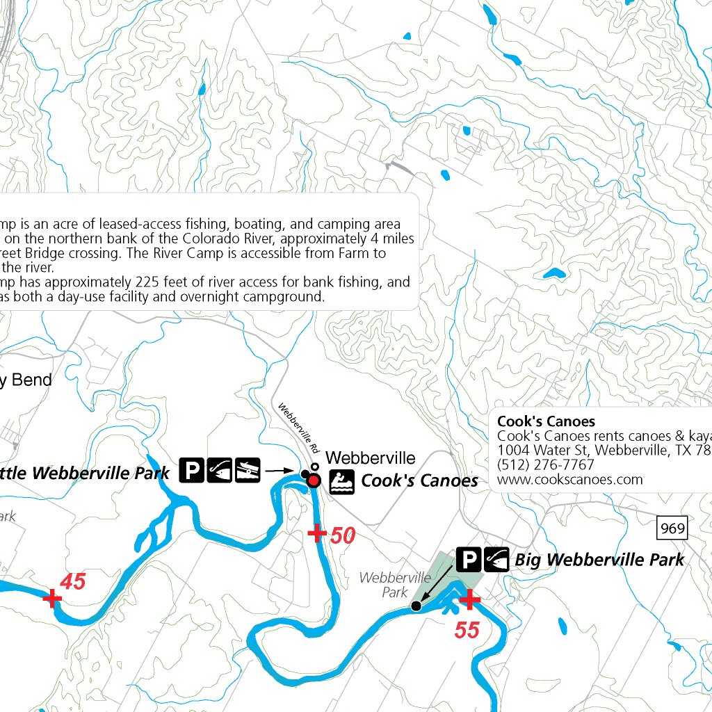 Texas Bank Fishing Map