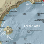 Map the Xperience Crater Lake National Park - NPS Map - Hike Oregon - Bike Oregon digital map