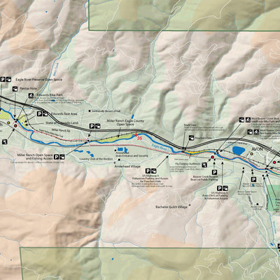 Map the Xperience Eagle River - Fish Colorado digital map