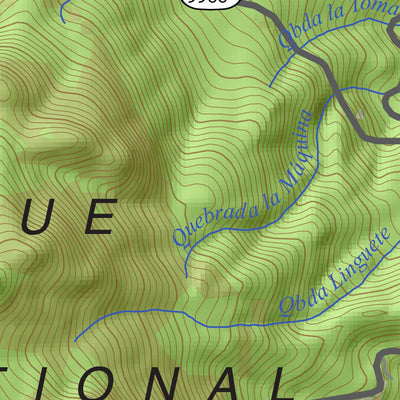 Map the Xperience EL Yunque National Forest - NPS Map - Hike Puerto Rico - Bike Puerto Rico digital map