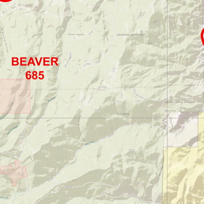 2025 Utah Hunt Map - Fillmore / Oak Creek, South Preview 3