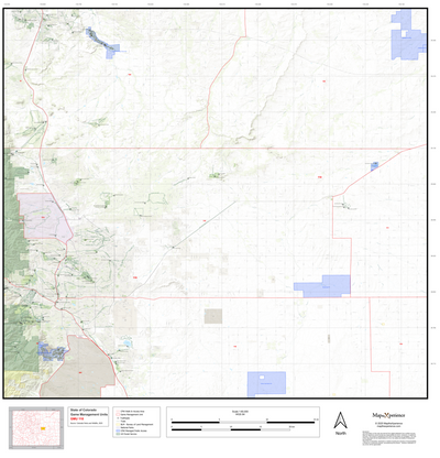 2025 Colorado Hunt Map – GMU 110 Preview 1
