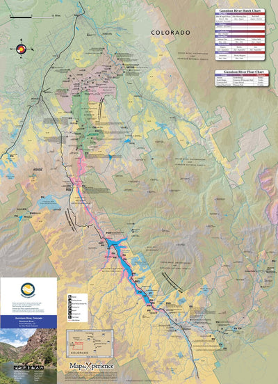 Gunnison River Colorado Fishing Map - Fish Colorado Preview 1
