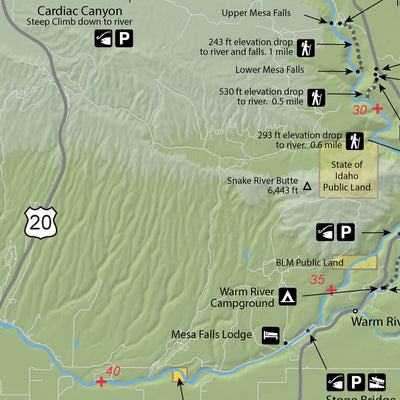 Map the Xperience Henry's Fork River - Fish Idaho digital map