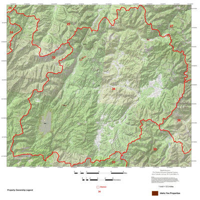 Map the Xperience Idaho Hunt Area 34 - Hunt Idaho digital map