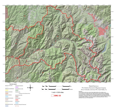 Map the Xperience Idaho Hunt Area 35 - Hunt Idaho digital map