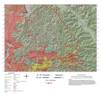 Map the Xperience Idaho Hunt Area 4 - Hunt Idaho digital map