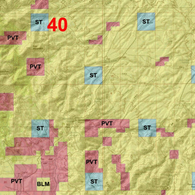 Map the Xperience Idaho Hunt Area 40 - Hunt Idaho digital map