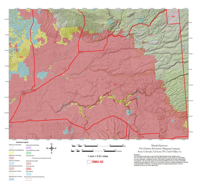 Map the Xperience Idaho Hunt Area 62 - Hunt Idaho digital map