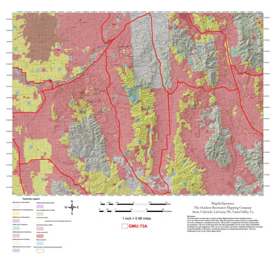 Map the Xperience Idaho Hunt Area 73A - Hunt Idaho digital map