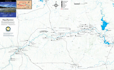 Map the Xperience Llano River - Fish Texas digital map