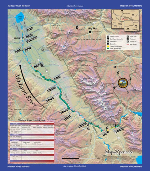 Map the Xperience Madison River - Fish Montana digital map
