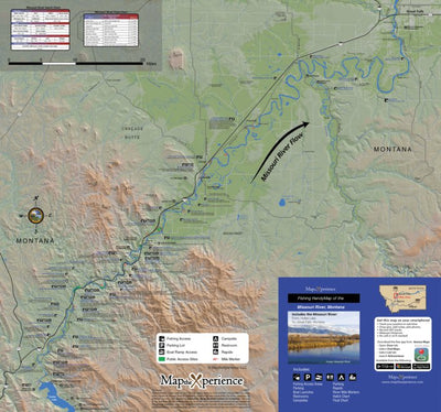 Map the Xperience Missouri River Fishing Map - Montana bundle exclusive
