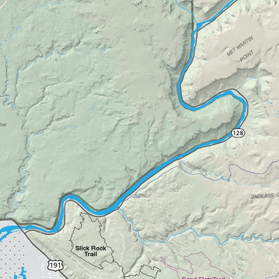 Map the Xperience Moab Utah Bike Trails Map - Bike Utah - Hike Utah digital map
