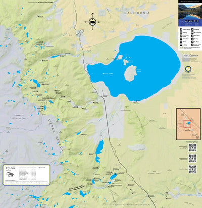 Map the Xperience Mono Lake-Lee Vining-Virginia Lakes - Fish California digital map