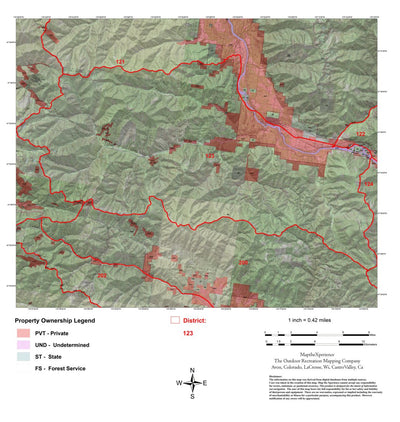 Map the Xperience Montana Hunt District 123 - Hunt Montana digital map