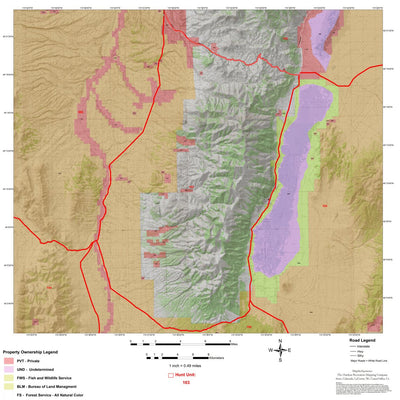Map the Xperience Nevada Hunt Unit 103 - Hunt Nevada digital map