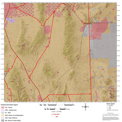 Map the Xperience Nevada Hunt Unit 106 - Hunt Nevada digital map