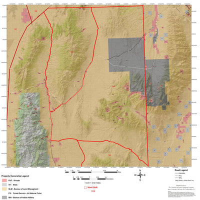 Map the Xperience Nevada Hunt Unit 113 - Hunt Nevada digital map