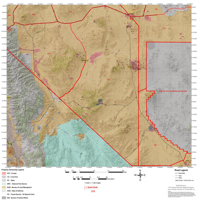 Map the Xperience Nevada Hunt Unit 212 - Hunt Nevada digital map