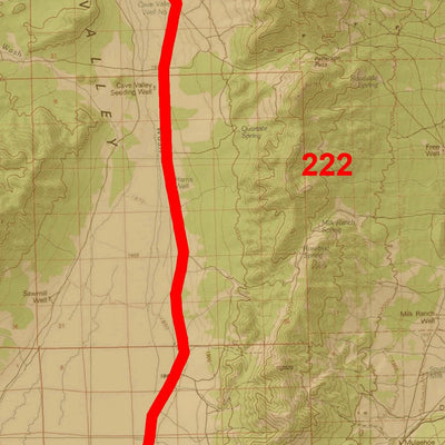 Map the Xperience Nevada Hunt Unit 222 - Hunt Nevada digital map