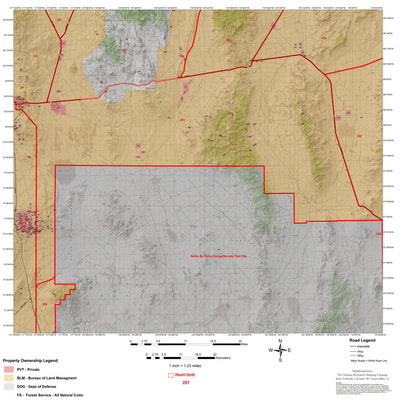 Map the Xperience Nevada Hunt Unit 251 - Hunt Nevada digital map