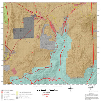 Map the Xperience Nevada Hunt Unit 267 - Hunt Nevada digital map