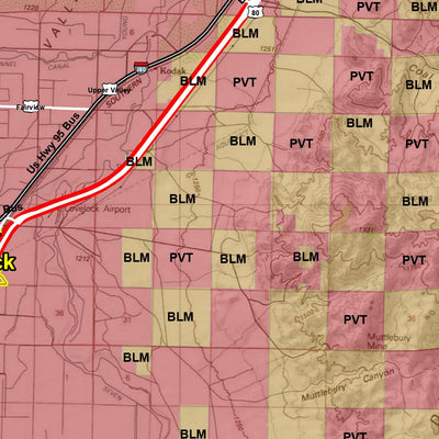 Map the Xperience Nevada Hunt Unit 43 - Hunt Nevada digital map