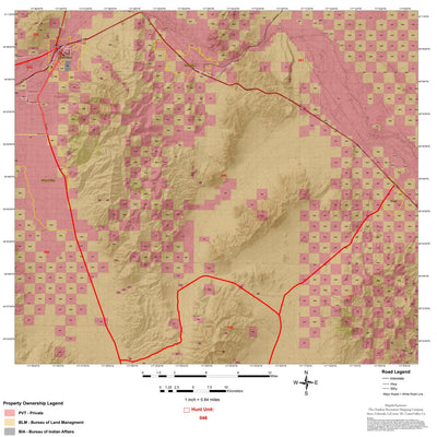 Map the Xperience Nevada Hunt Unit 46 - Hunt Nevada digital map
