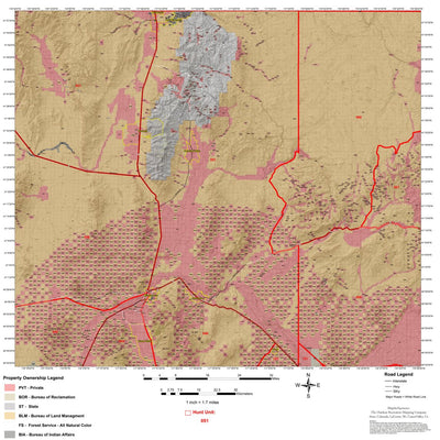 Map the Xperience Nevada Hunt Unit 51 - Hunt Nevada digital map