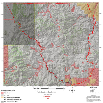 Map the Xperience Nevada Hunt Unit 61 - Hunt Nevada digital map