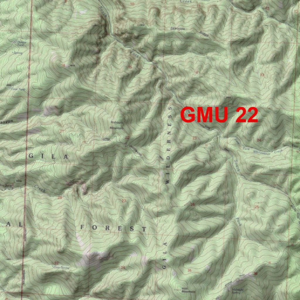 New Mexico Gmu 16a Hunt New Mexico Map By Map The Xperience Avenza Maps 3711