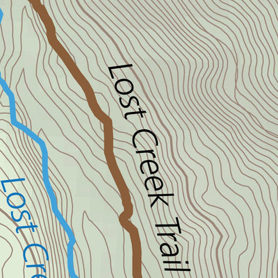 Map the Xperience North Fork White River - Lost Creek - Fish Colorado digital map