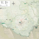 Big Bend National Park Hiking Trails Map Preview 1