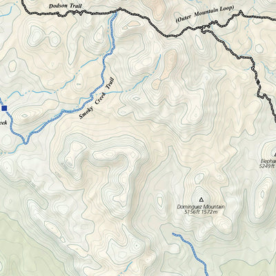Big Bend National Park Hiking Trails Map Preview 3