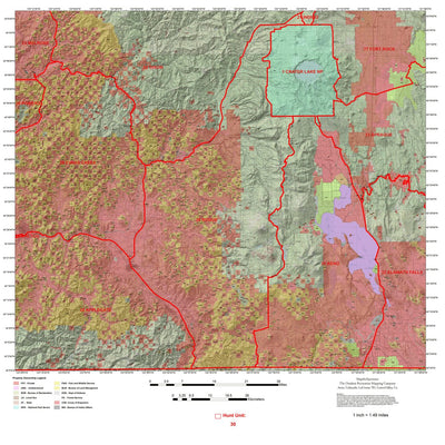 Map the Xperience Oregon Wildlife Management Area 30 - Hunt Oregon digital map