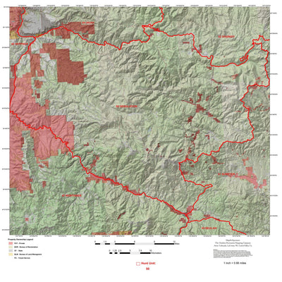 Map the Xperience Oregon Wildlife Management Area 50 - Hunt Oregon digital map