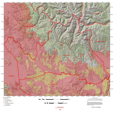 Map the Xperience Oregon Wildlife Management Area 63 - Hunt Oregon digital map