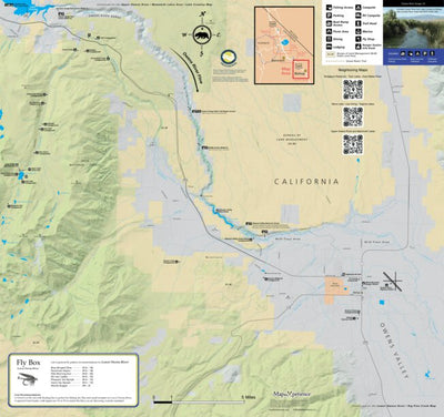 Map the Xperience Owens River Gorge, CA - Free Version digital map
