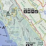 Map the Xperience Point Reyes National Seashore - NPS Map - Hike California - Bike California digital map