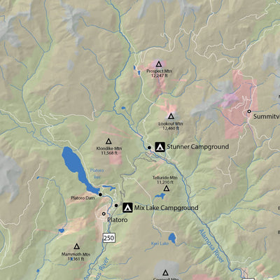 Map the Xperience Rio Grande River - Fish Colorado digital map